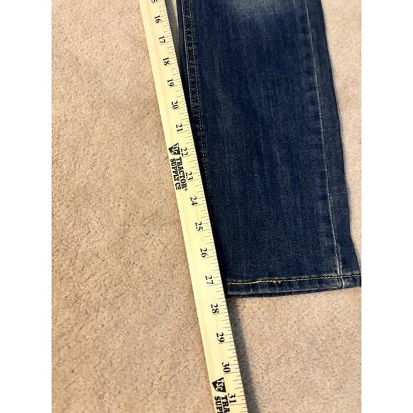 Girls NWT Levi’s Dark Wash Skinny Jeans Adjustable Waist Stretch Size 16 - Picture 4 of 6